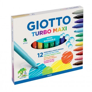 MARCADORES MAXI GIOTTO TURBO 12 CORES
